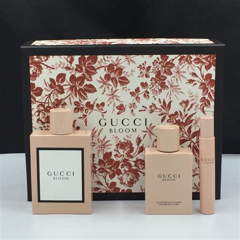 gucci black cologne gift set|Gucci bloom gift set.